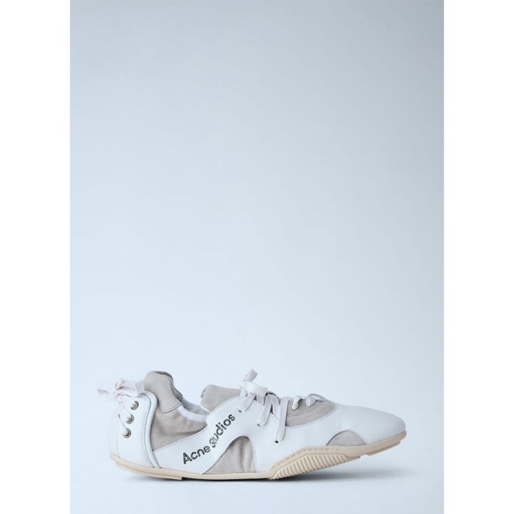 Acne Studios Men Leather Lace-Up Sneakers